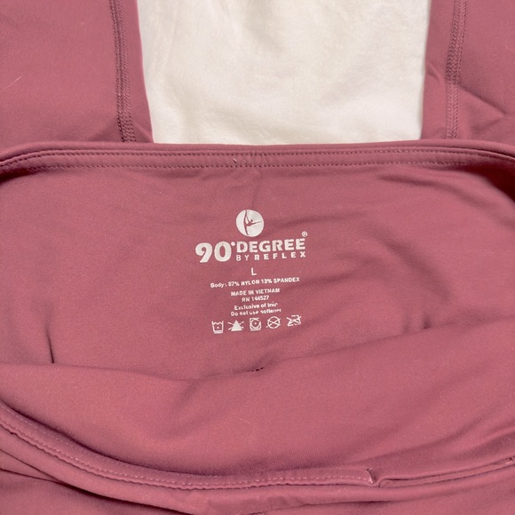 90 Degree by Reflex athletic leggings size L - Picture 3 of 3